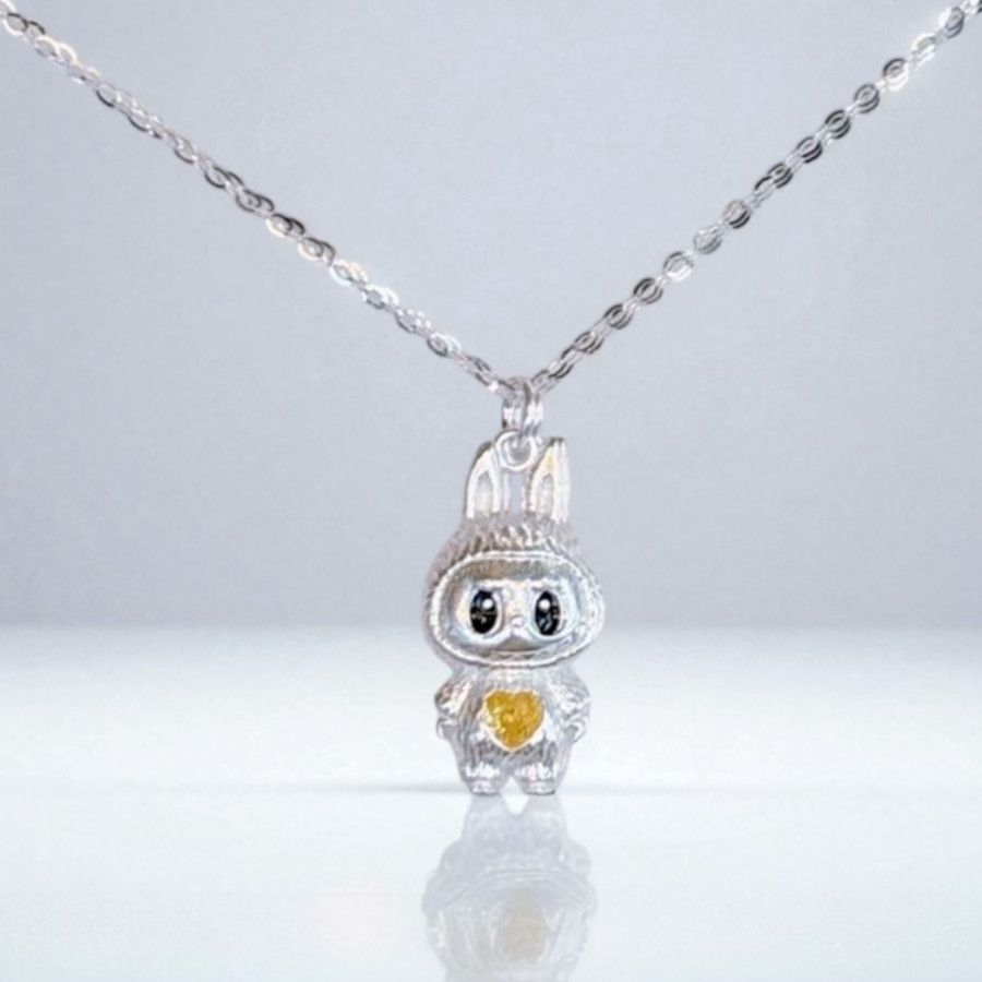 Monemel Swarovski Taşlı Kolye (Altın Kaplama) - Anneler Günü - Monemel